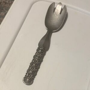 Vintage David Anderson Norway Pewter  Serving Fork